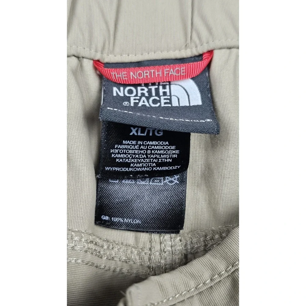 The North Face Paramount Convertible Hiking Pants Mens‎ XL Khaki Cargo Nylon